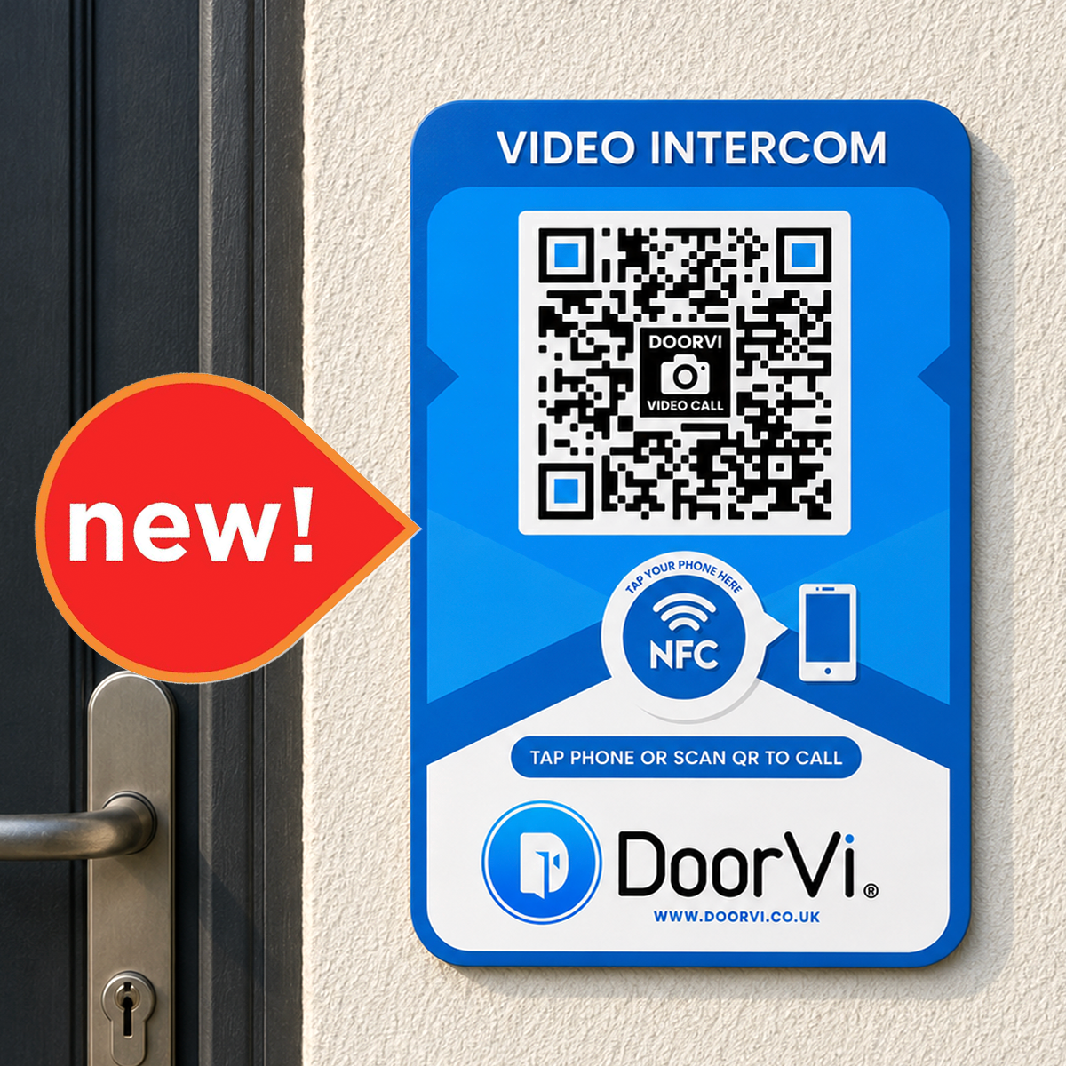DoorVi – Combined NFC & QR Code Video Doorbell