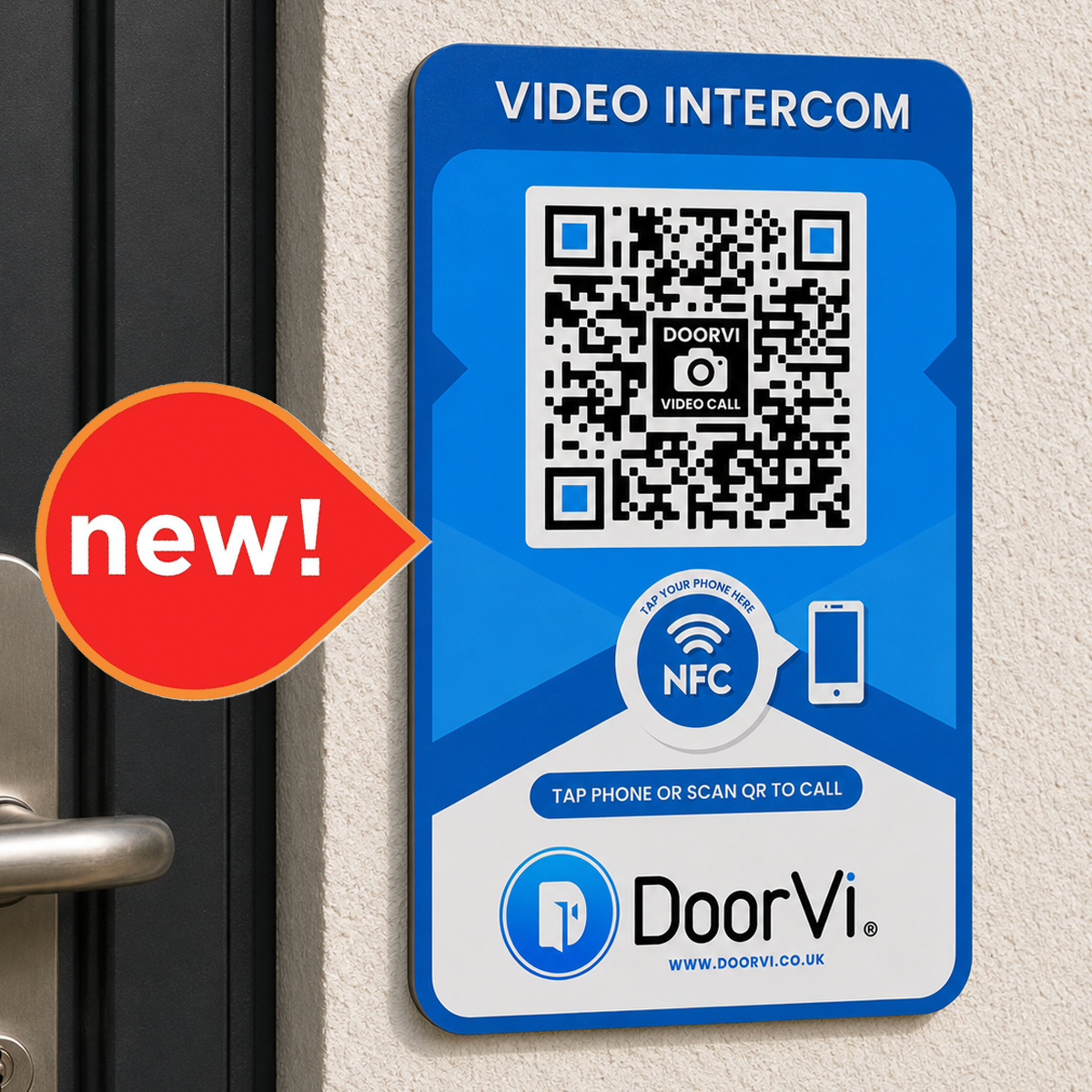 DoorVi - Combined NFC & QR Code Video Doorbell - Image 2
